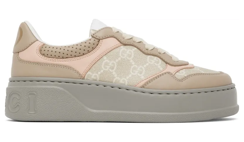 Gucci Taupe GG Sneakers (700775 UPG90)