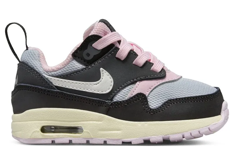 Nike Air Max 1 EasyOn Black Anthracite Pink Foam Summit White (DZ3309-004)