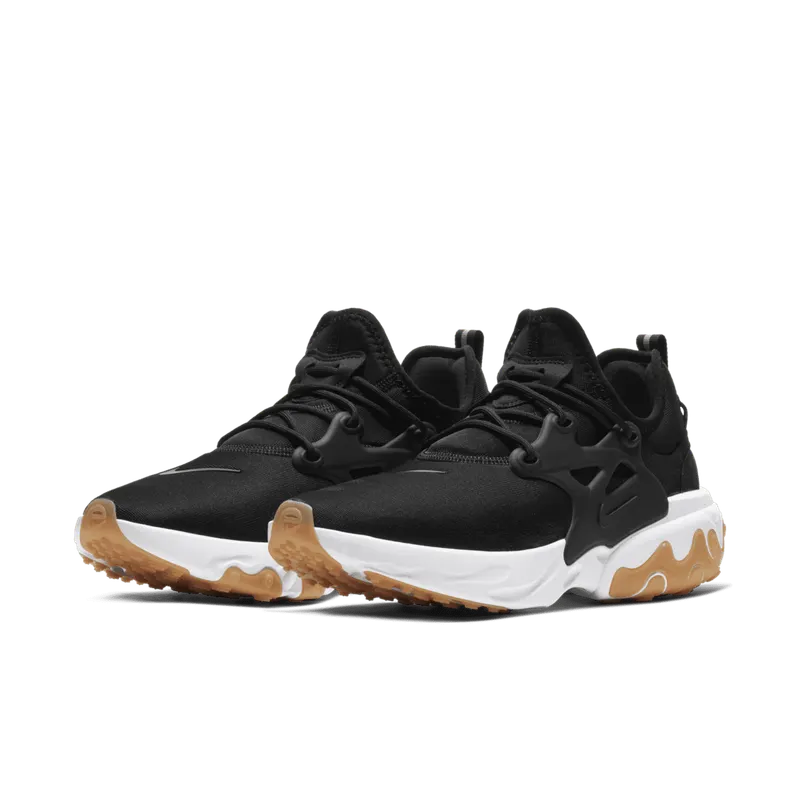 Nike Reacto Presto Black Black/White/Gum Light Brown (AV2605-007)
