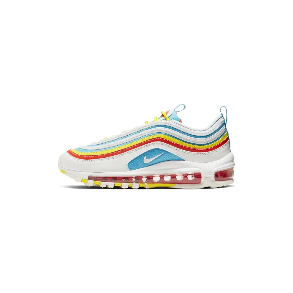 Nike Air Max 97 Summer Pack 2019 (GS) Blue Fury/Team Orange-Opti Yellow-Summit White (CK0052-400)