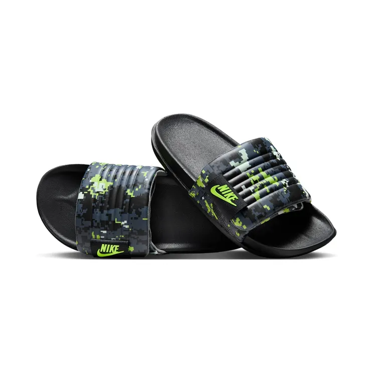 Nike Offcourt Adjust Slide Black Iron Grey Volt (HQ2178-002)