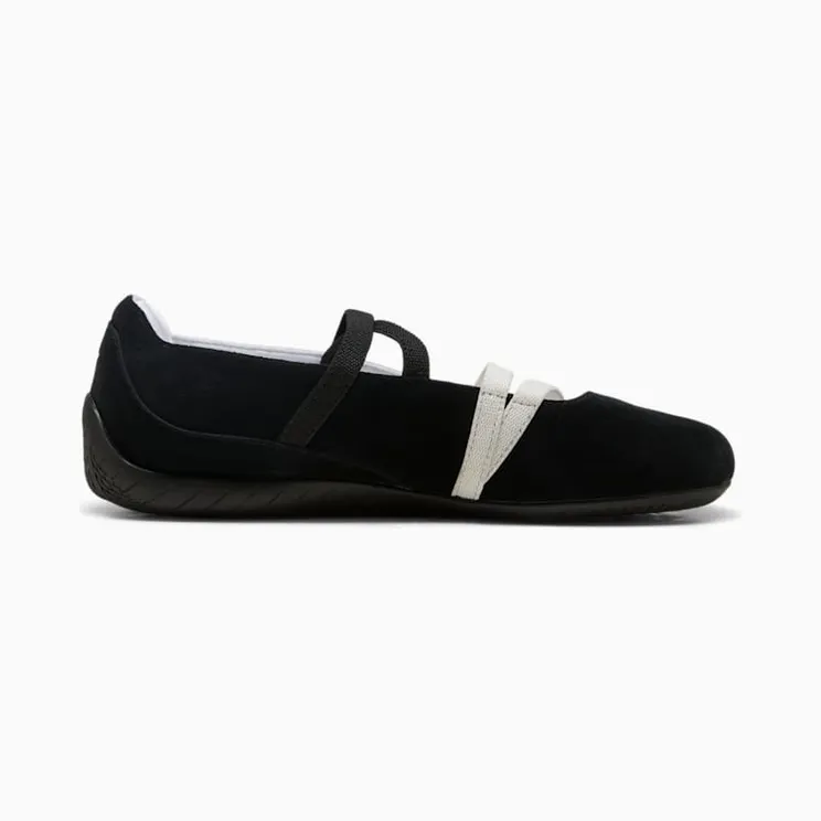 Puma Speedcat Ballet Suede GS “Black White Warm White” (406132-05)