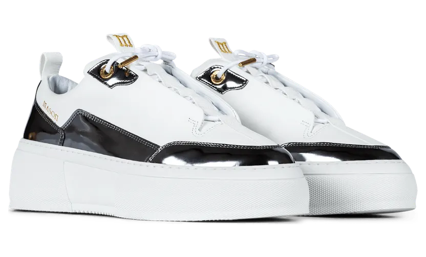 Mason Garments Next Gen Milano – Mirror – White / Gun Metal Weiß (SS19-21C)