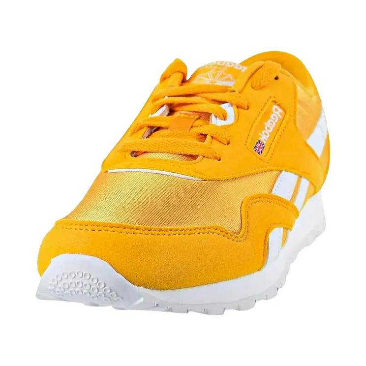 Reebok Classic Nylon GS “Trek Gold / White.” (DV4232)
