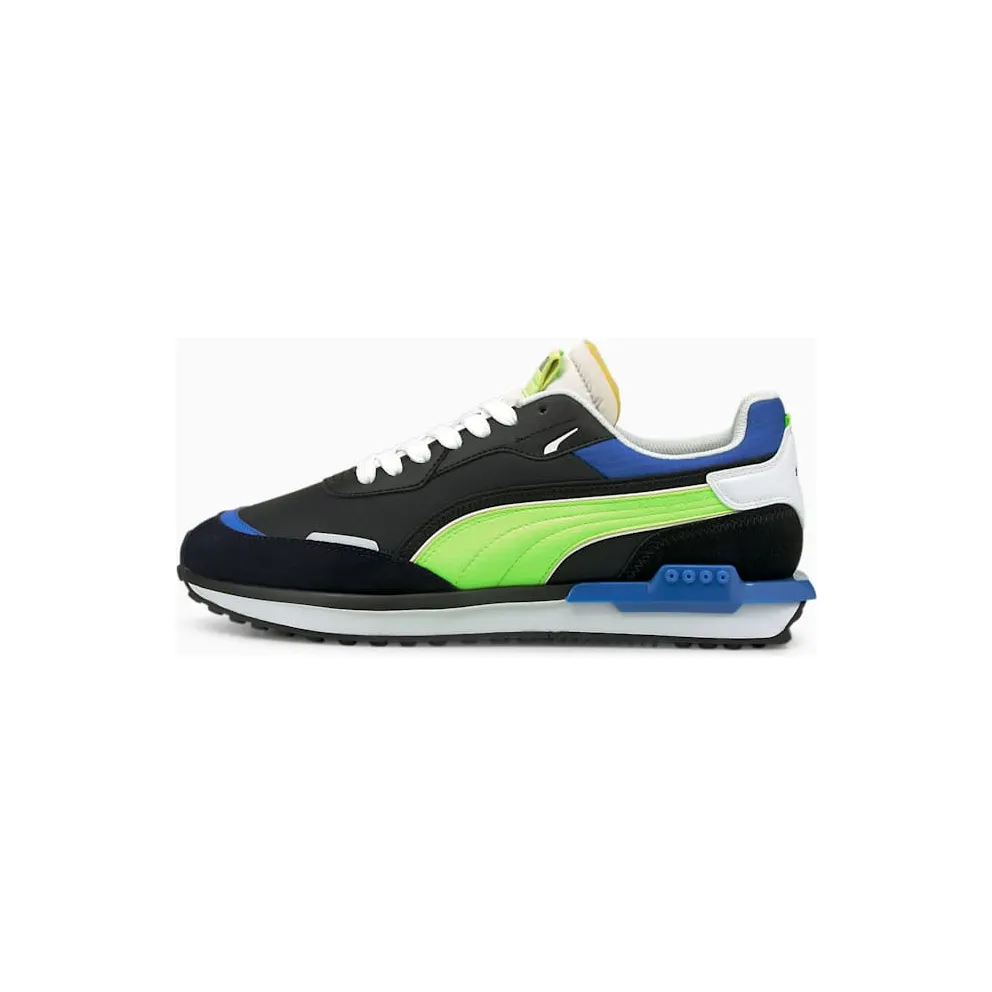 Puma City Rider Electric Black/Green (38204501)