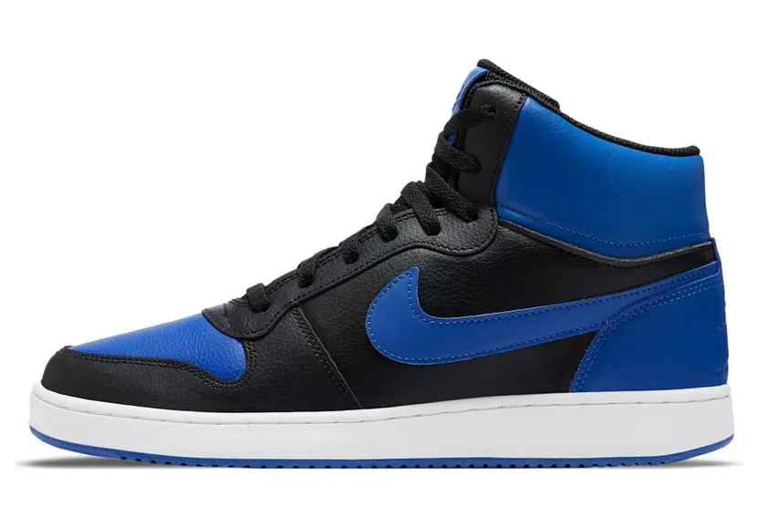 Nike Ebernon Mid Black Game Royal (AQ1773-001)