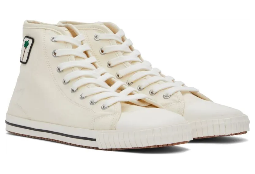 Palm Angels Off-White Vulcanized High-Top Sneakers (PWIA047S22FAB0010110) (4)