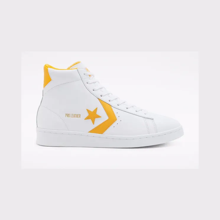 Converse PRO LEATHER Mid WHITE AMARILLO (166812C)