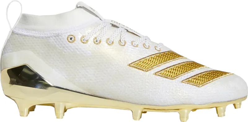 adidas Adizero 8.0 Cleat Cloud White Gold Metallic (EE7283)