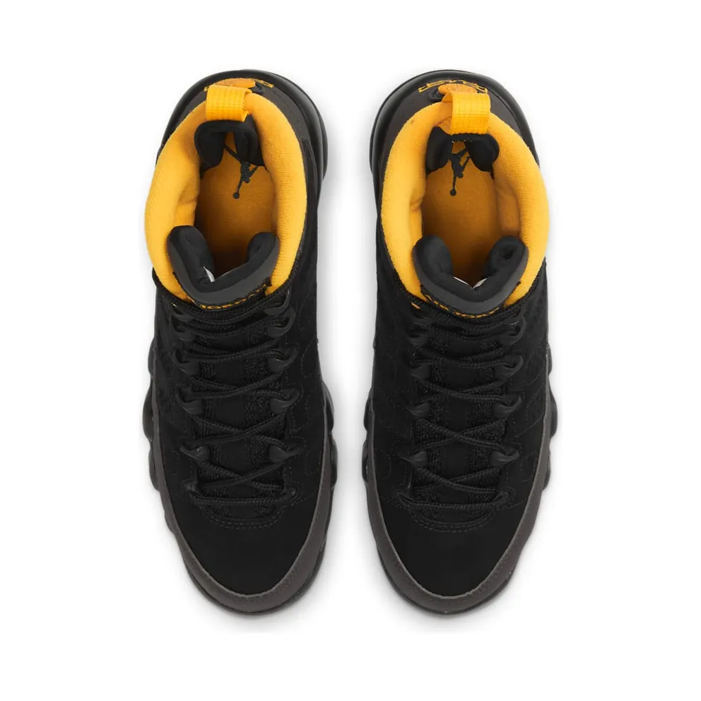 Jordan 9 Retro Dark Charcoal University Gold (GS) Black/Dark Charcoal-University Gold (302359 070)