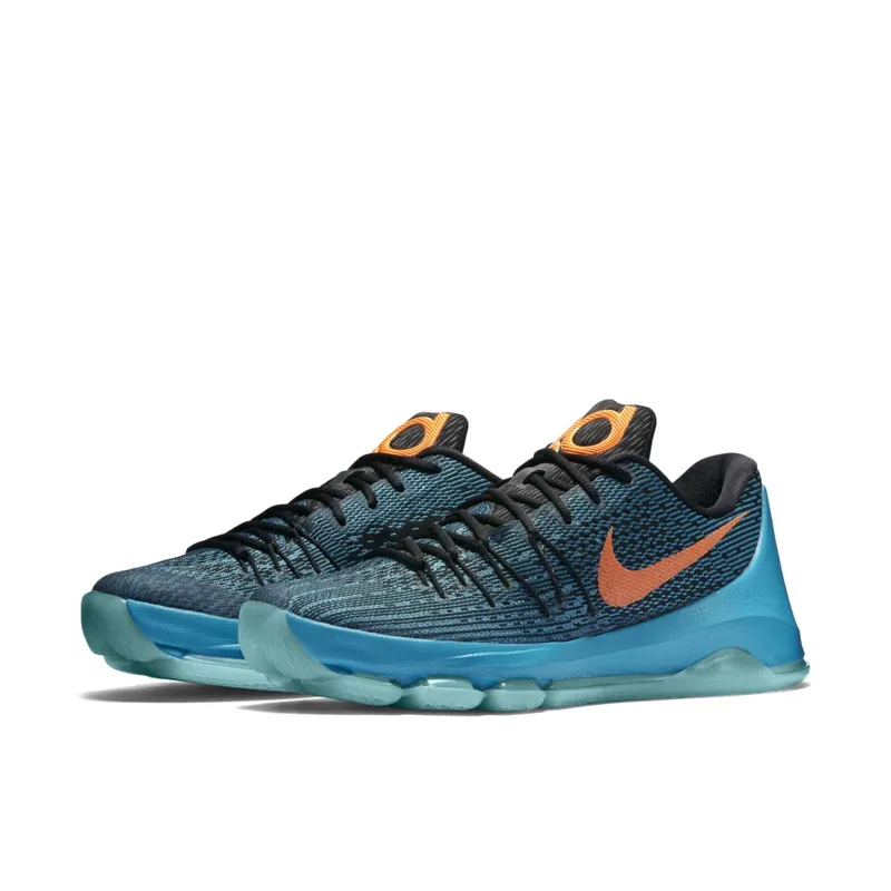 Nike  KD 8 OKC Blue Lagoon/Bright Citrus-Black-Tide Pool Blue (749375-480)