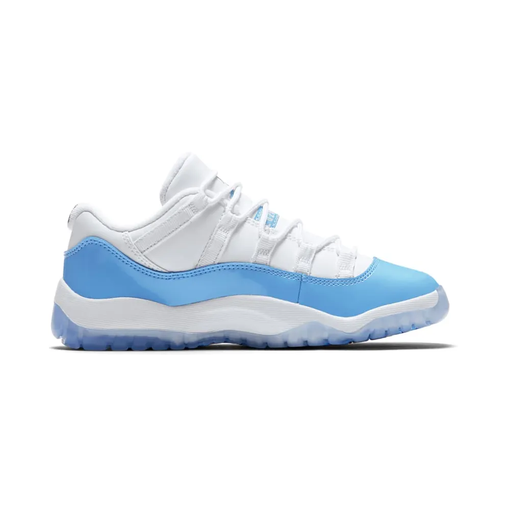 Jordan 11 Retro Low UNC (PS) White/University Blue-Black (505835-106)
