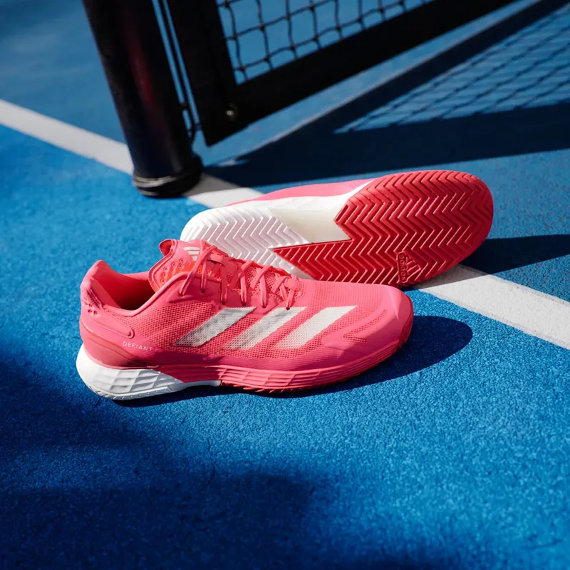 Adidas Defiant Speed 2 Tennis Shoes Lucid Red / Zero Metalic / Pure Ruby (IH3090)