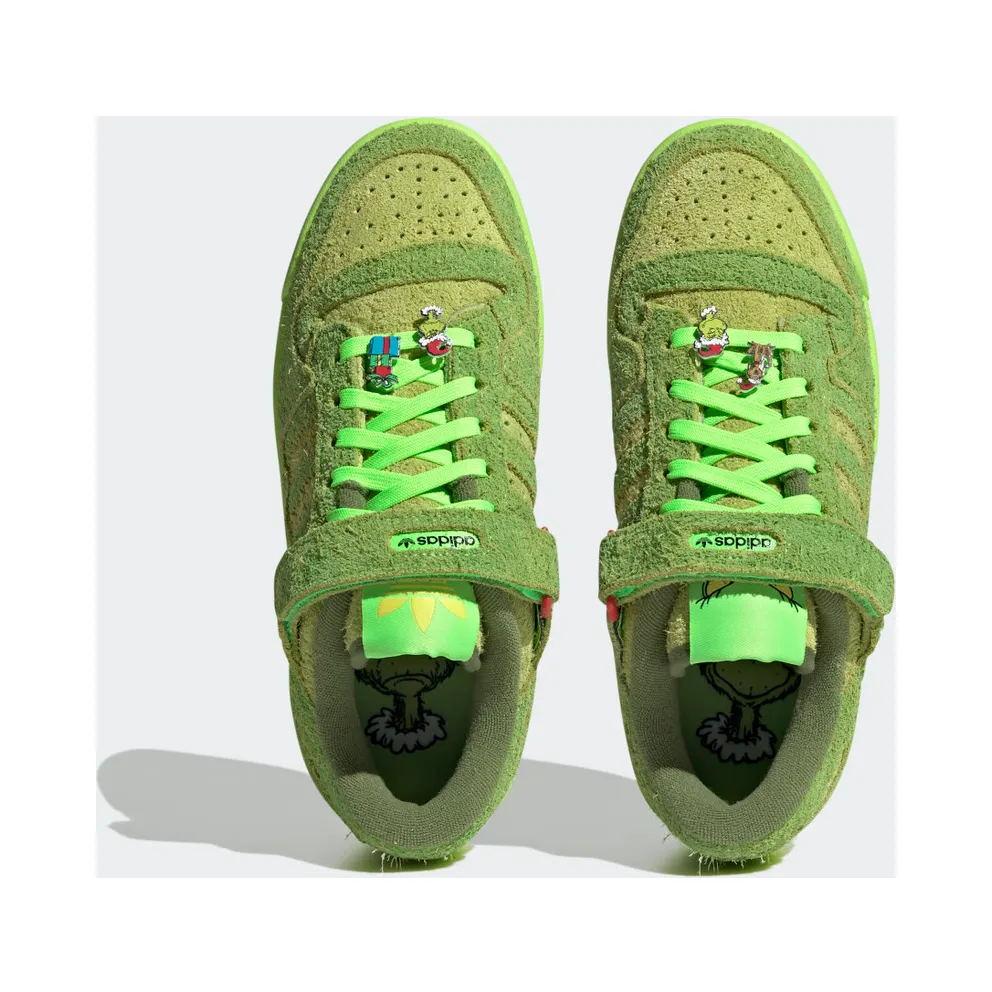 adidas Forum Low The Grinch Solar Slime / Solar Green / Red (ID4315)