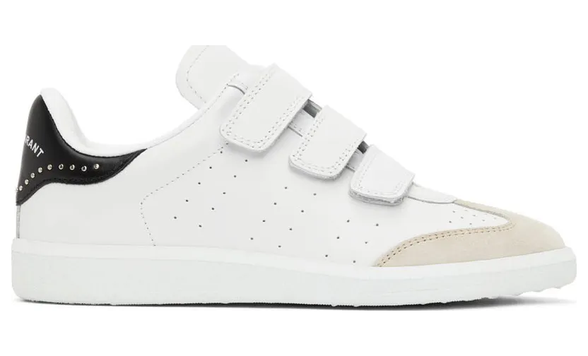 Isabel Marant White & Black Studded Beth (BK0031-00M022S)