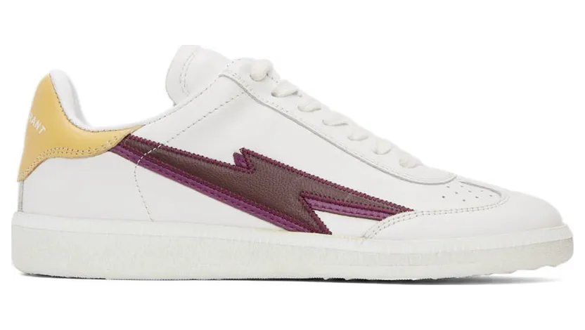 Isabel Marant White & Burgundy Bryce (22PBK0029-22P075S)