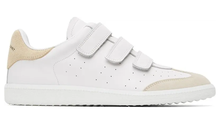 Isabel Marant White & Green Leather Beth Low (21HBK0048-21H008N)