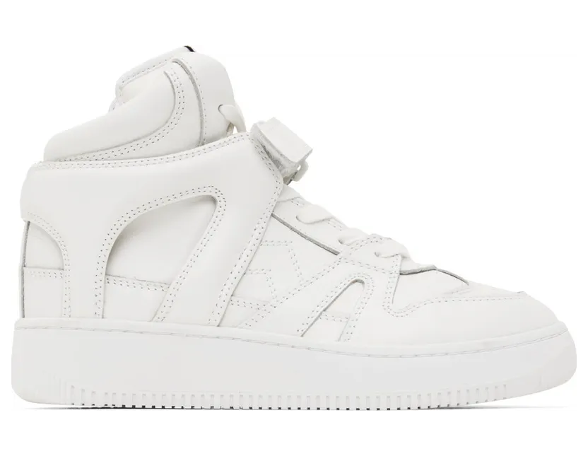 Isabel Marant White Leather Brooklee (22PBK0188-22P069S)