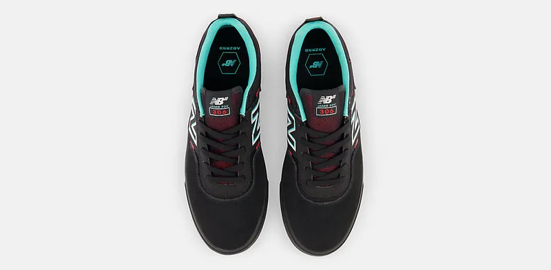 New Balance Numeric 306 “Black / Electric Red” (NM306RNR)