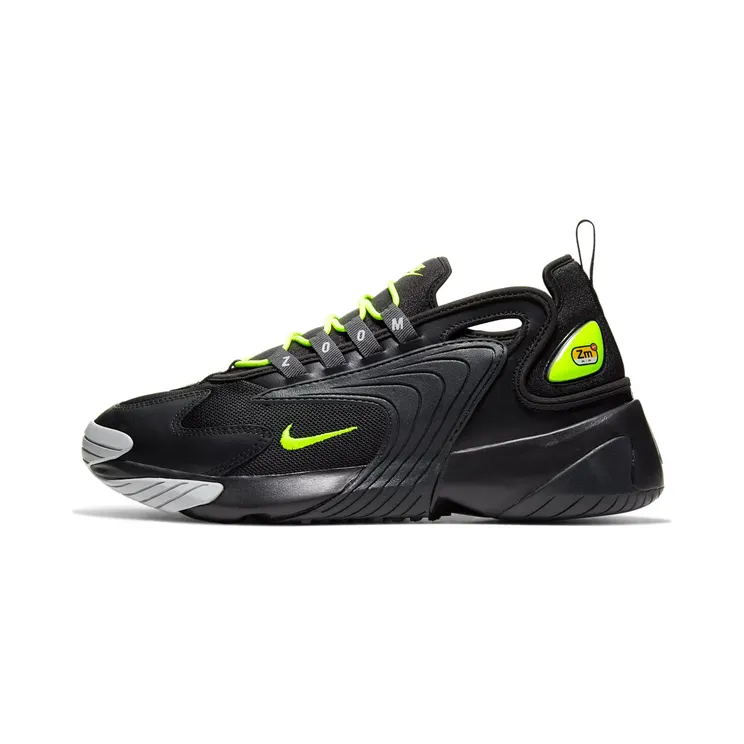 Nike Zoom 2K “Black / Anthracite / Wolf Grey / Volt” (AO0269-008)