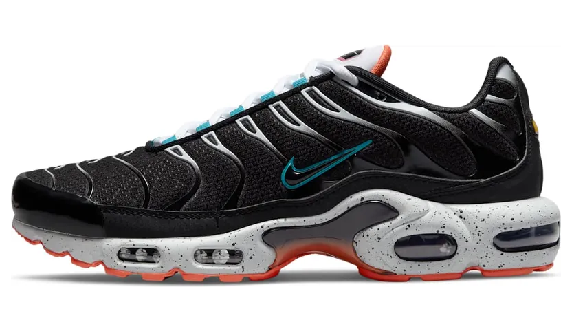 Nike Air Max Plus Black Teal Coral “Black / Turf Orange / Aquamarine” (CZ1651-001)