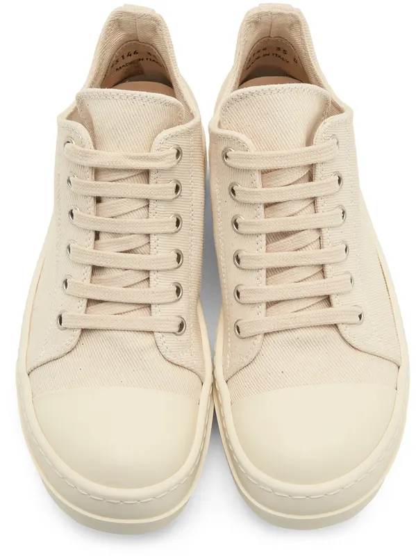 Rick Owens Drkshdw Off-White Denim Low (DS01B7802 DMN)