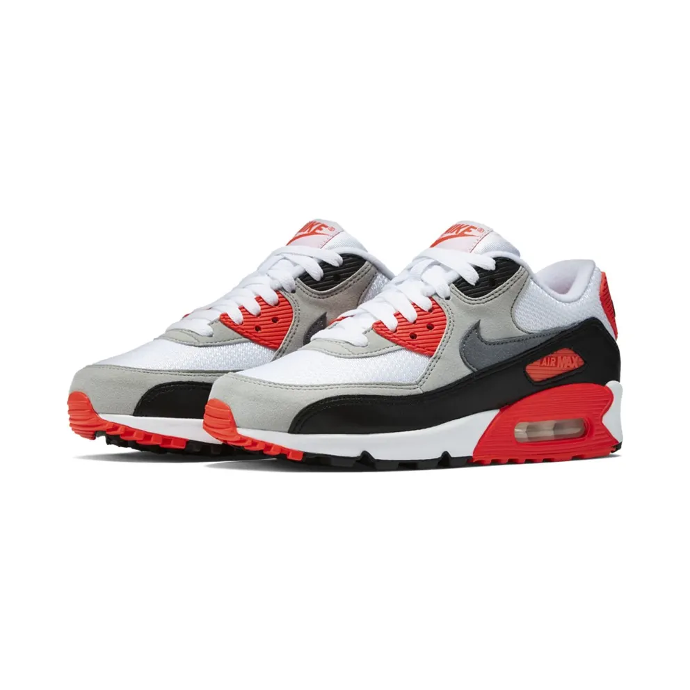 Nike Air Max 90 Infrared (W) White/Cool Grey-Neutral Grey-Black (742455-100)