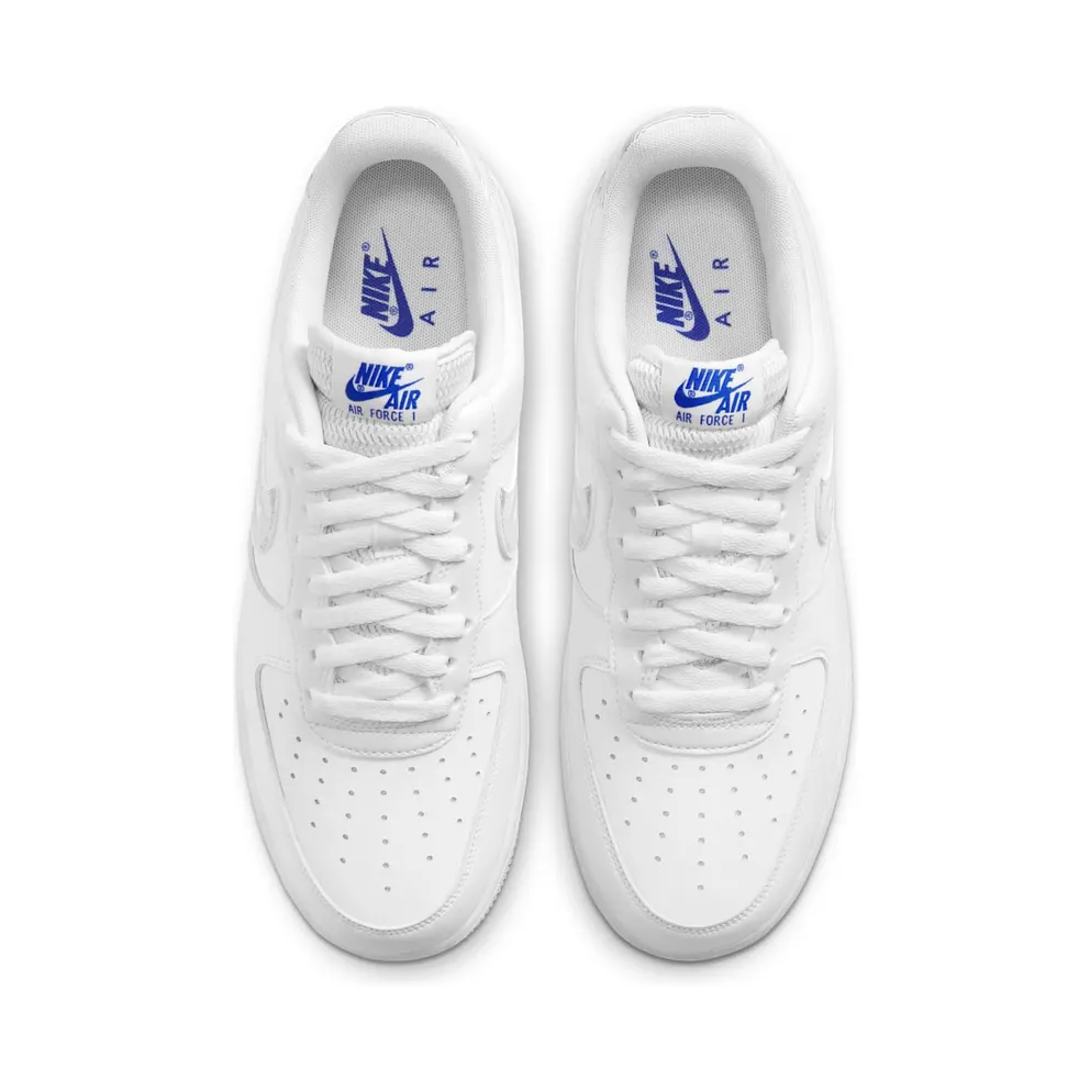 Nike Air Force 1 “White / Racer Blue / Black” (DH3941-101)