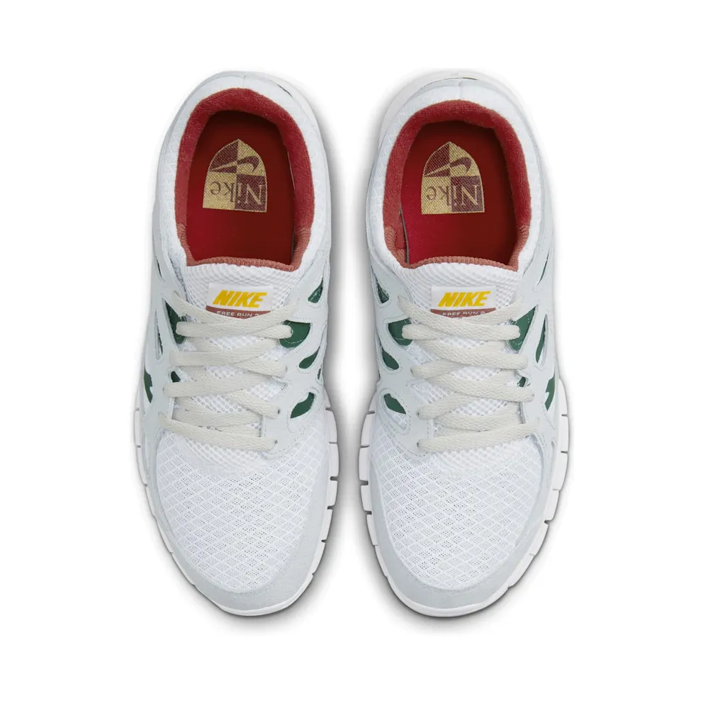 Nike Free Run 2 Grey Cinnabar Gorge Green (537732-102)