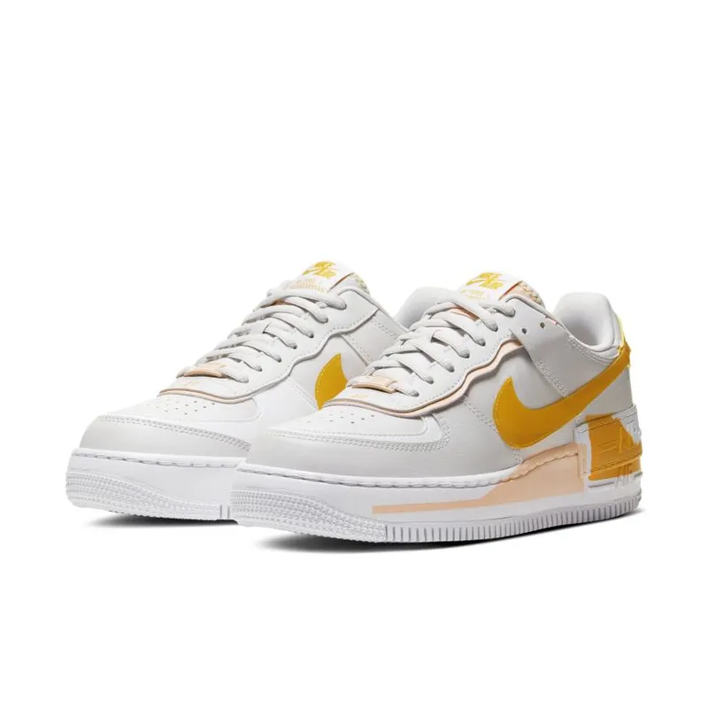 Nike Air Force 1 Shadow Pollen Rise (W) Vast Grey/Pollen Rise-Washed Coral-White (CQ9503-001)