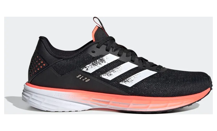 adidas SL20 Core Black / Cloud White / Signal Coral (EG2045)