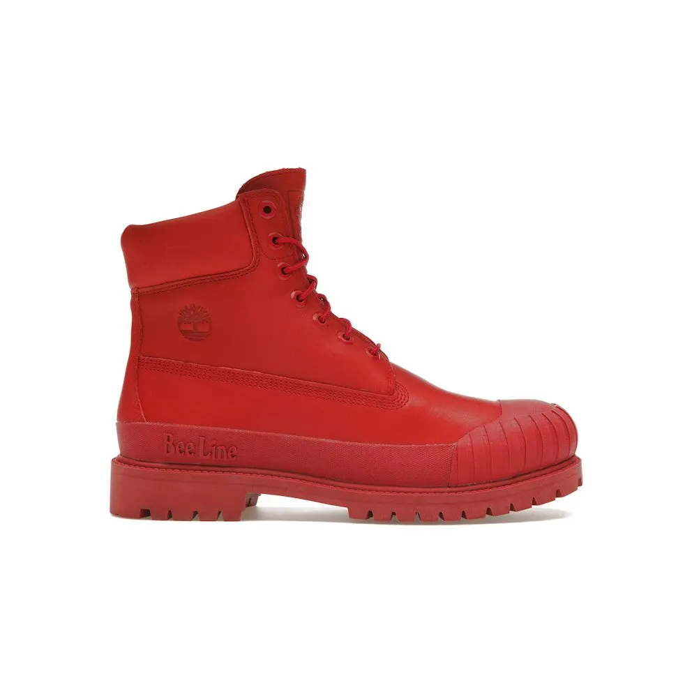 Timberland 6″ Boot Premium Bee Line Rubber Toe WP Red Nubuck (TB0A5ZQ3626)