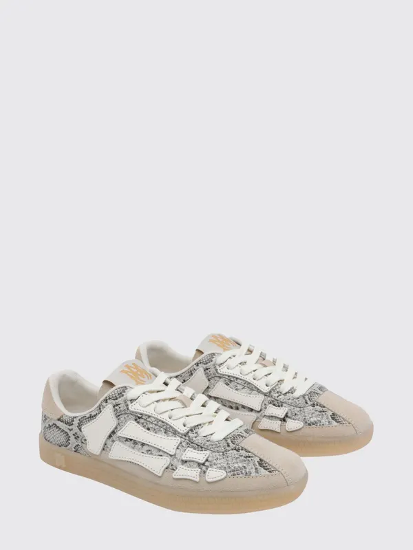 Amiri Skel in Python Print Leather Grey (AMSNSN1053ALABASTER)
