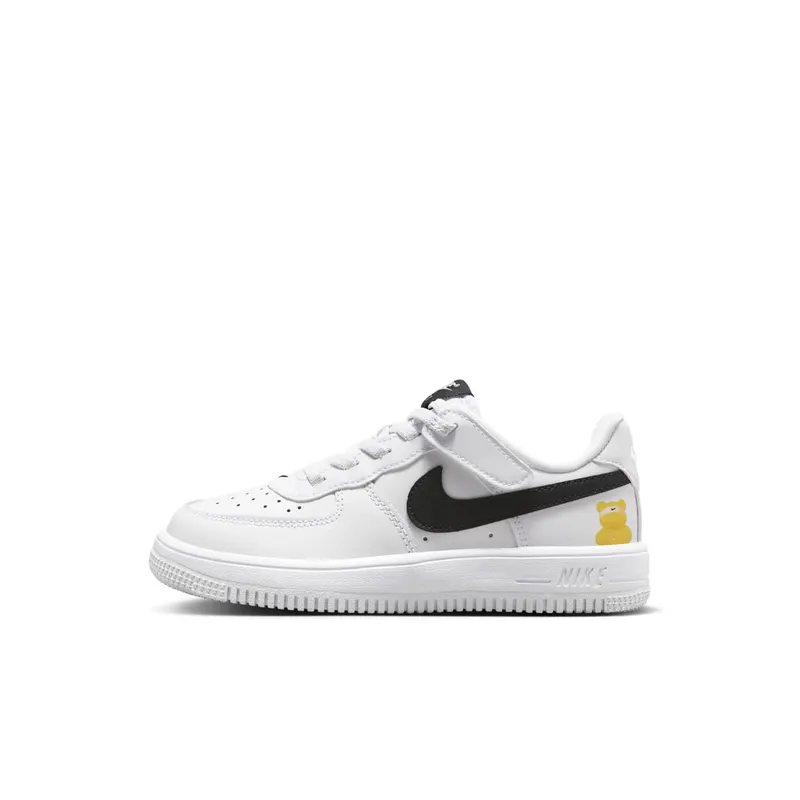 Nike Force 1 Low EasyOn PS “White Black Yellow Bear” (IR3985-121)