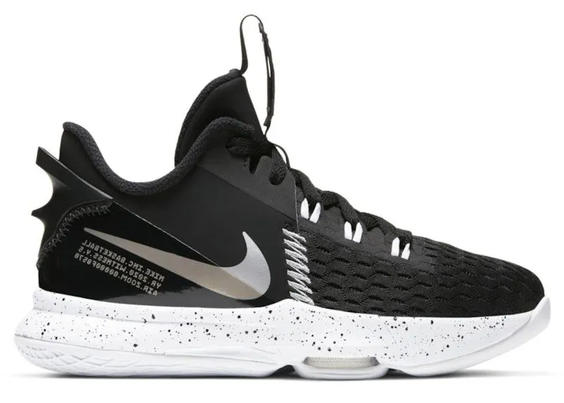 Nike LeBron Witness 5 Black Metallic Silver (CT4629-001)