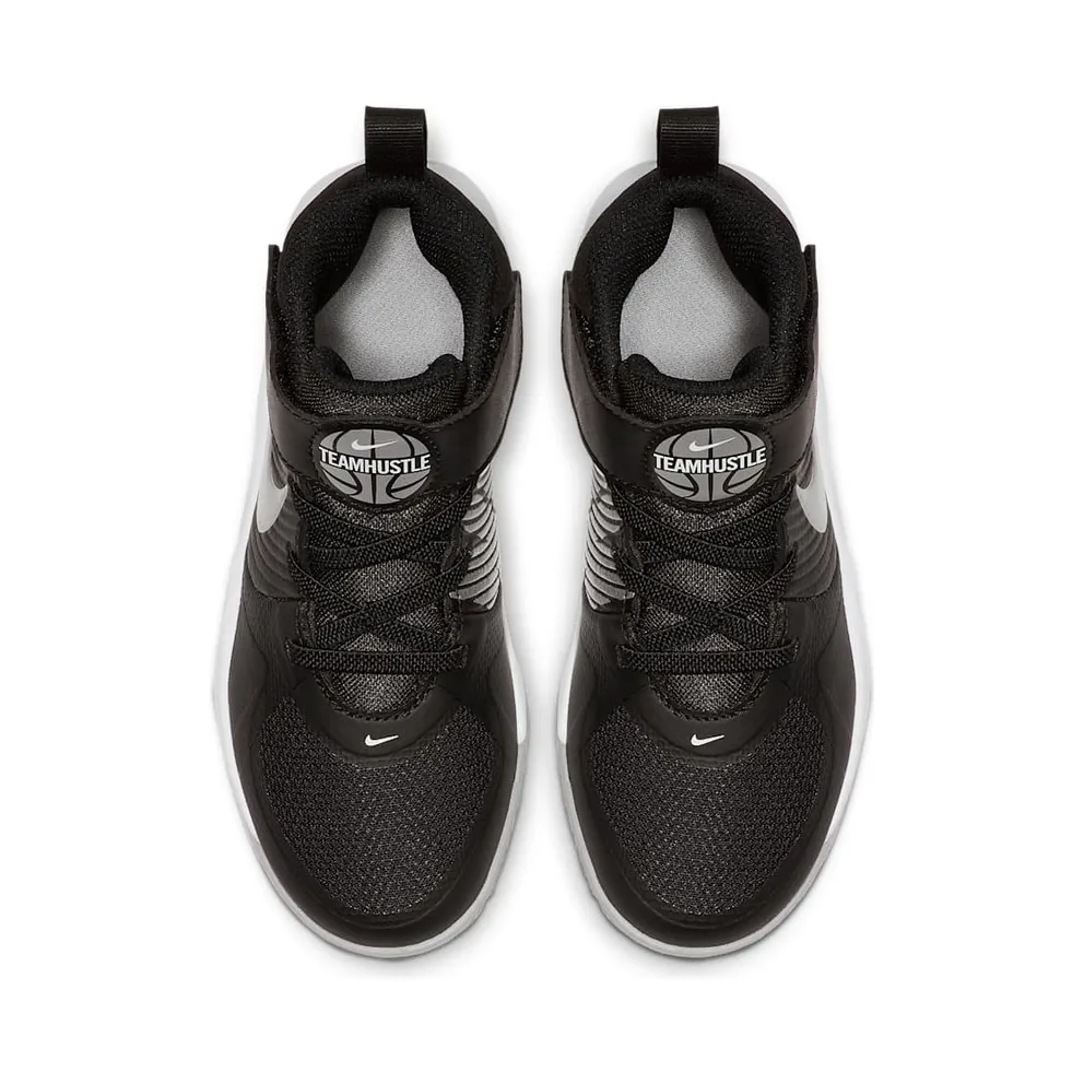 Nike Team Hustle D 9 Black Wolf Grey (PS) Black/Wolf Grey/White (AQ4225-001)