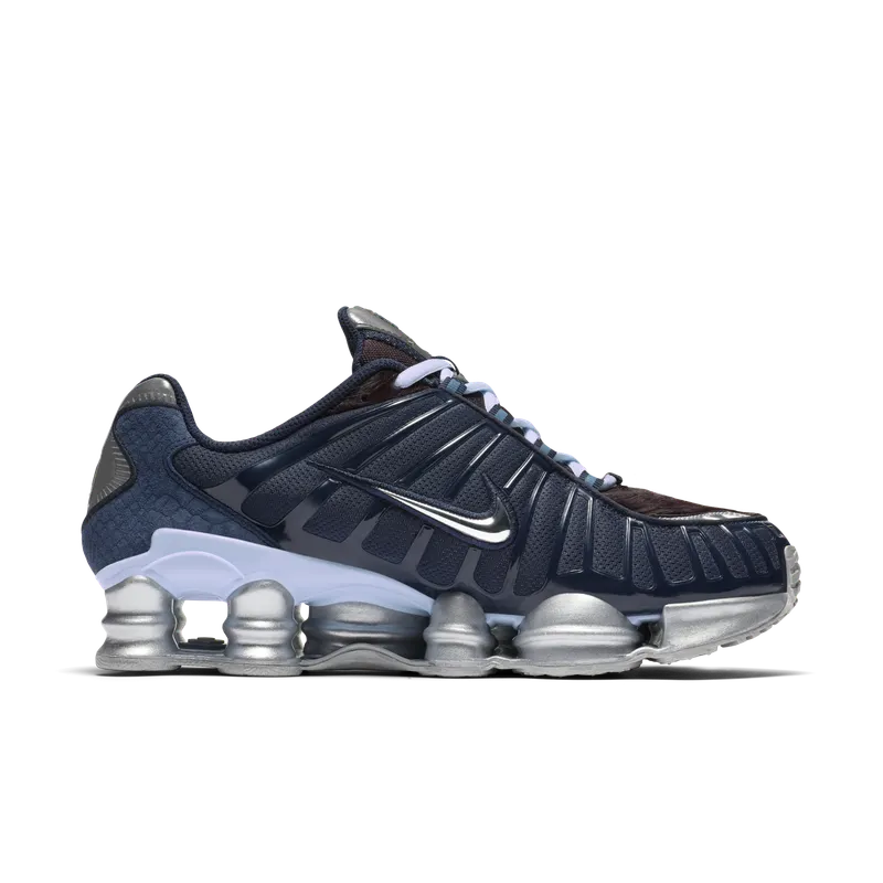 Nike Shox TL Python Pony Obsidian/Celestine Blue-Burgundy Ash-Metallic Silver (CQ4807-400)