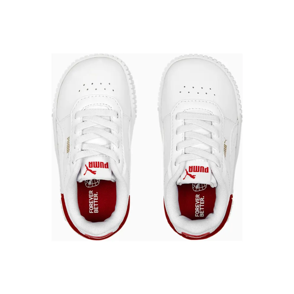 Puma Carina 2.0 Red Thread TD “White / Red” (389748-01)