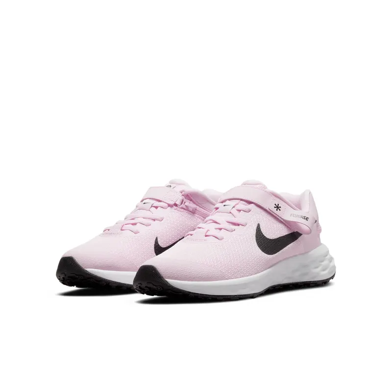 Nike Revolution 6 FlyEase Older Kids’ Easy On/Off Road Running Pink 50% Sustainable Materials (DD1113-608)