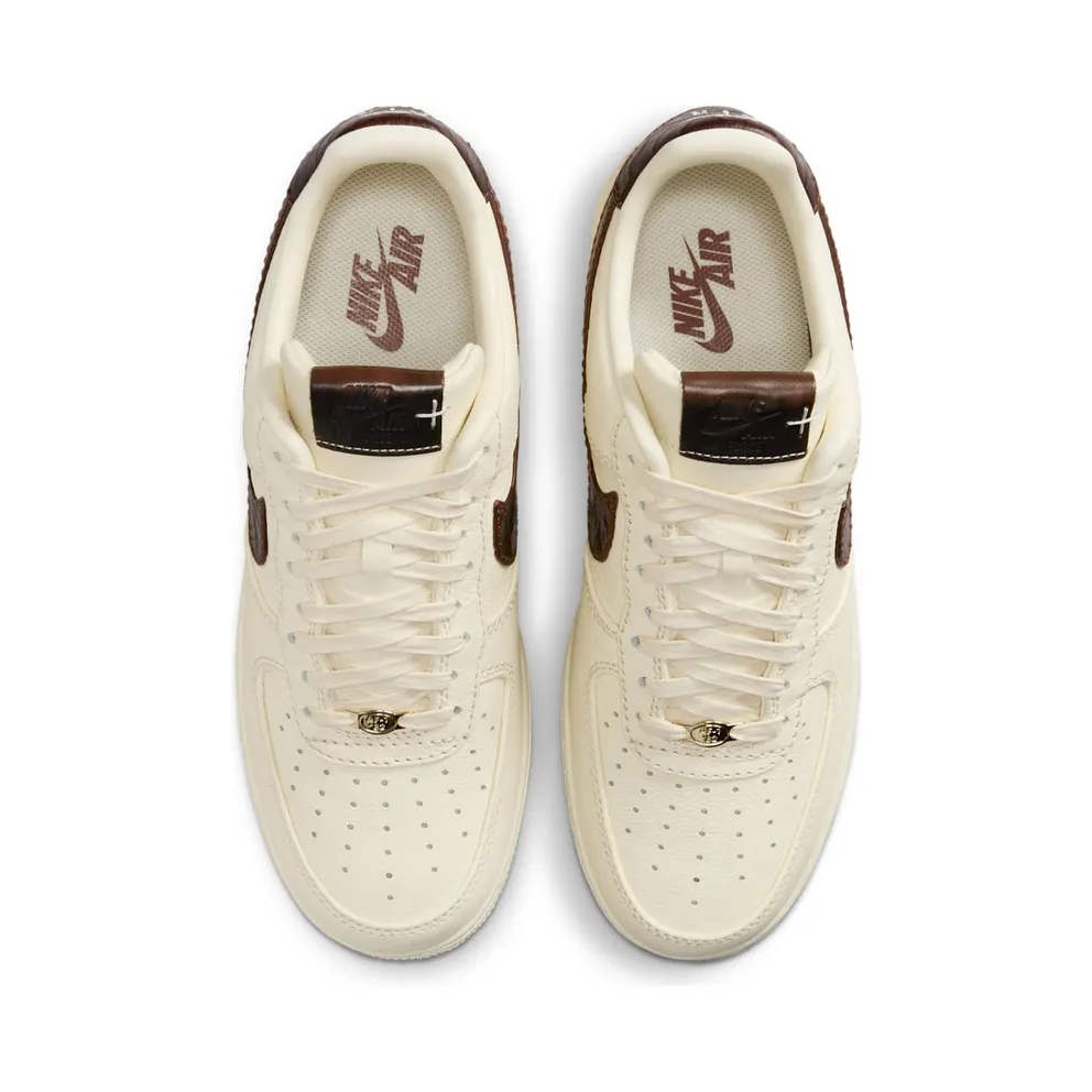 Nike Air Force 1 Low ’07 “Soft Pearl Brown Croc” (IH7332-001)
