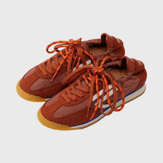 Puraai 6.02 Panther Vegan Leather and Nylon Sneakers Brown (PU602P007)
