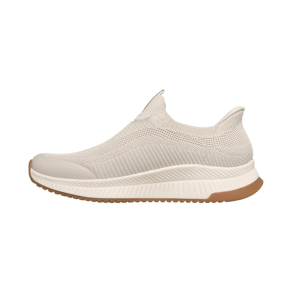 Skechers Slip-ins: BOBS Sport Squad 4 – Lead Look Sneaker Off-White