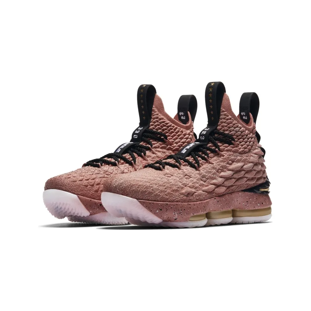Nike LeBron 15 Rust Pink (GS) Rust Pink/Metallic Gold-Black (943762-600)