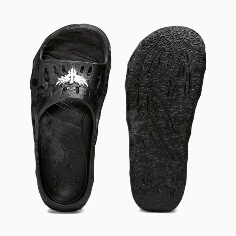 Puma LaMelo Ball MB.03 Slide Black Feather Grey (394223-03)
