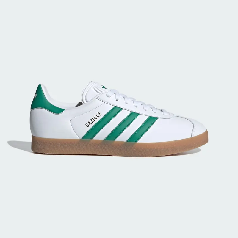 adidas Gazelle Cloud White / Bold Green / Gold Metallic (IH2216)