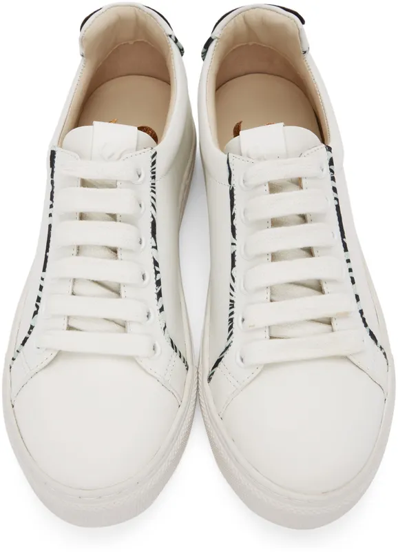 Sophia Webster White Leather Butterfly (SSS22108)
