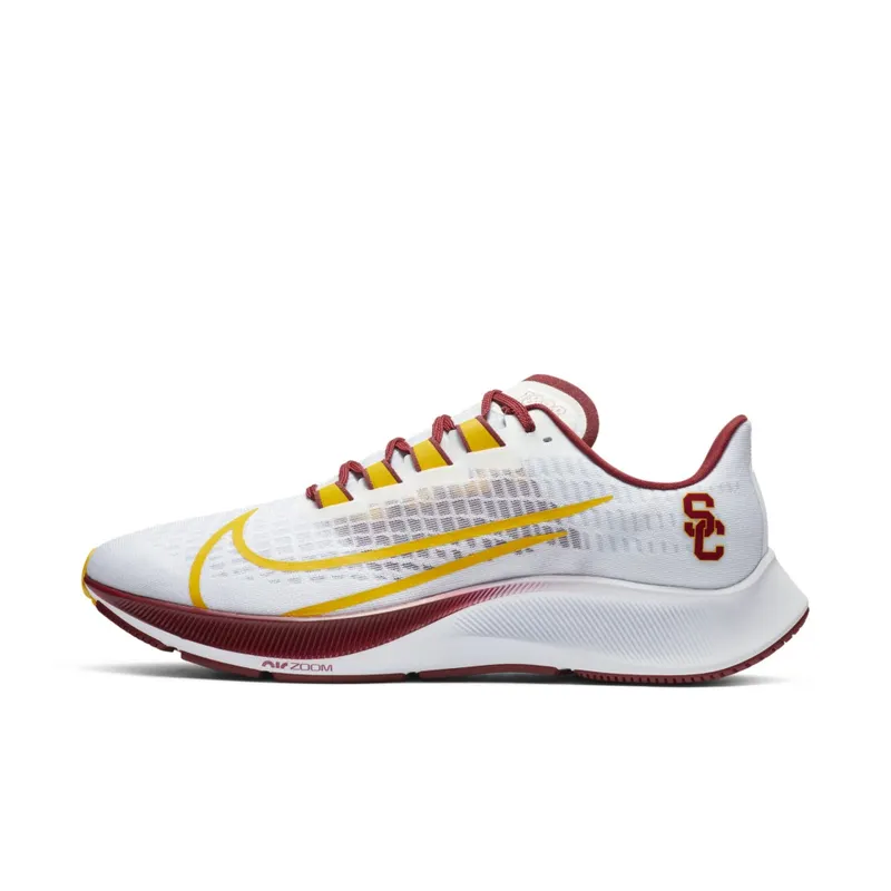 Nike Air Zoom Pegasus 37 USC White/Pure Platinum-Team Crimson-University Gold (CZ5396-100)