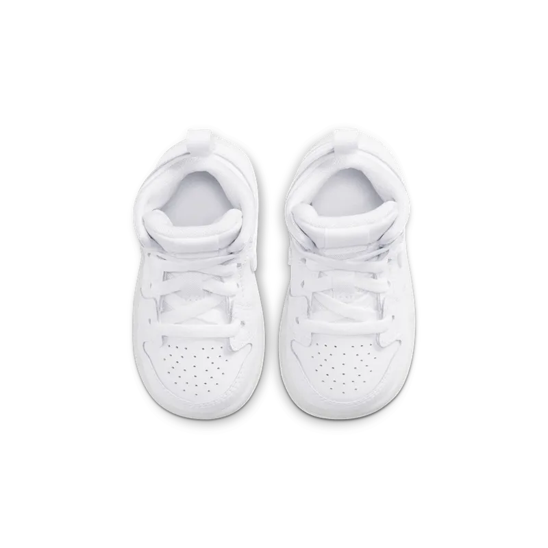 Jordan 1 Mid Baby& Toddler White (640735-130)