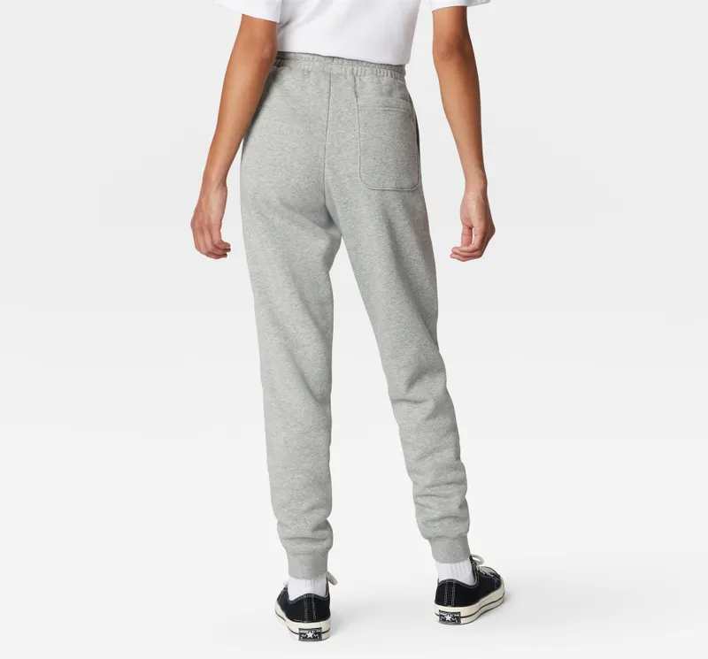 Converse Converse Go-To Embroidered Star Chevron Fleece Sweatpant with standaardpasvorm Vintage Grey Heather
