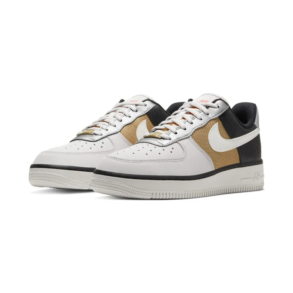 Nike WMNS Air Force 1 ’07 Vast Grey Metallic Gold (CT3434-001)